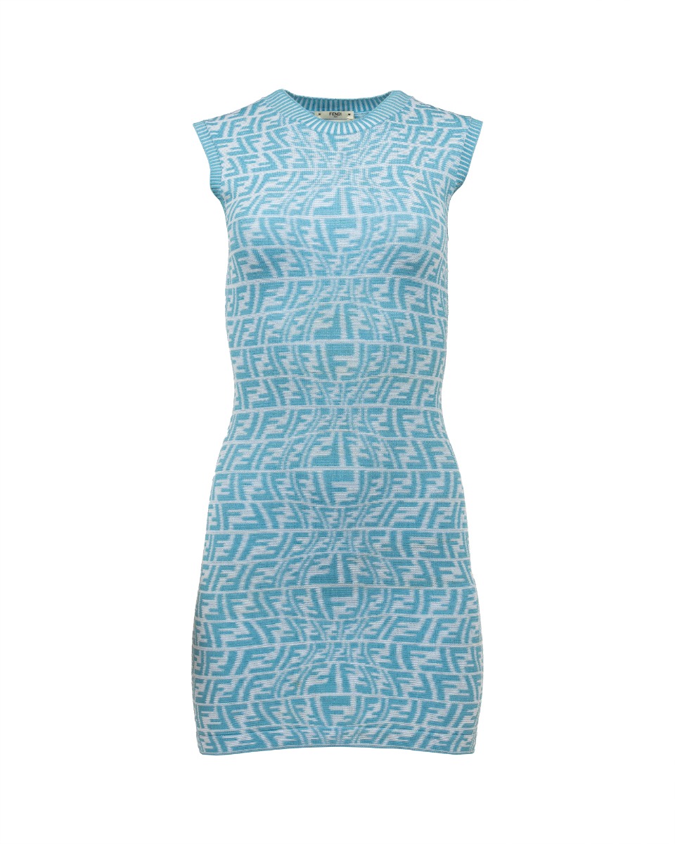 Fendi "FF" Vertigo monogram knitted dress thumbnail