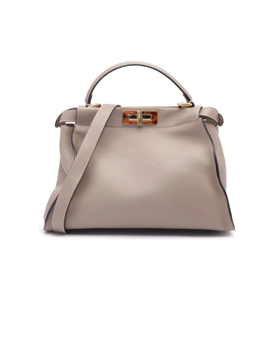 Fendi Peekaboo medium grey bag thumbnail