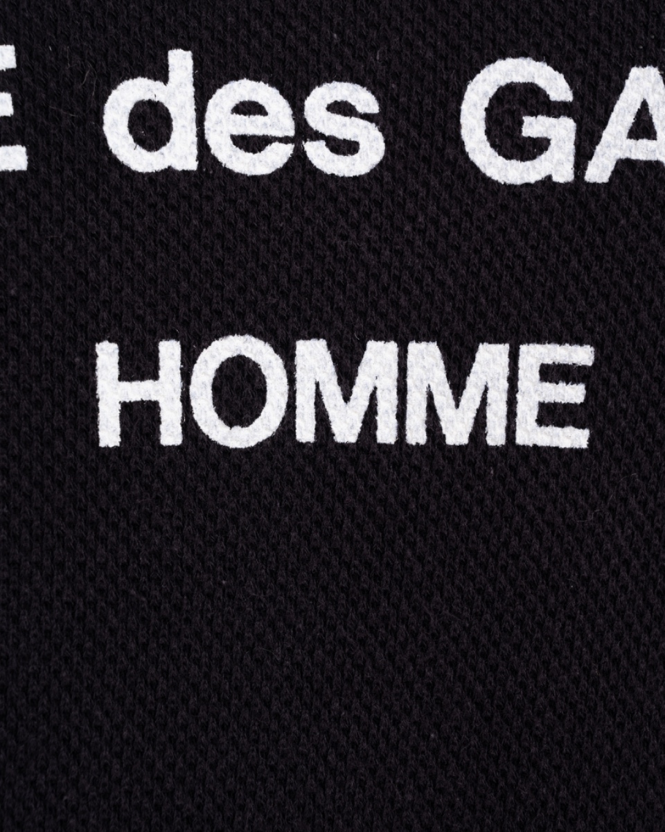 COMME des GARÇONS Homme 1989 black knitted cardigan thumbnail