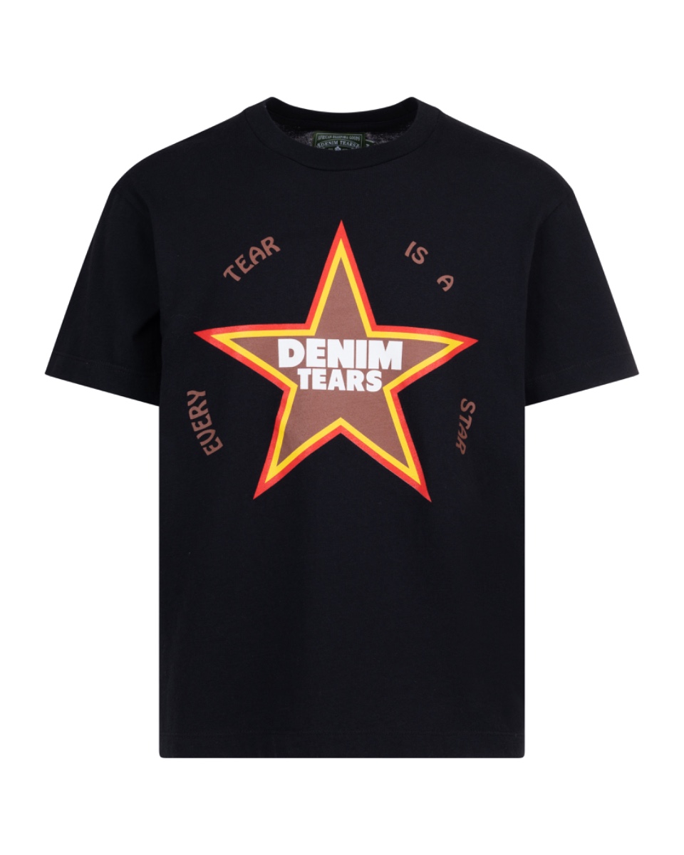 Denim Tears "Every Tear Is A Star" black t-shirt thumbnail