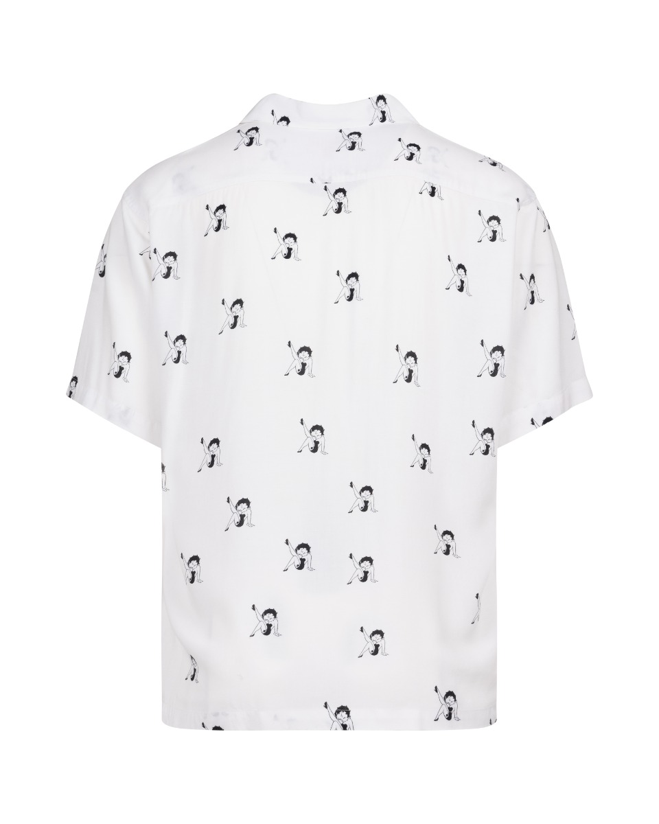 Supreme Betty Boop© white short sleeve shirt thumbnail