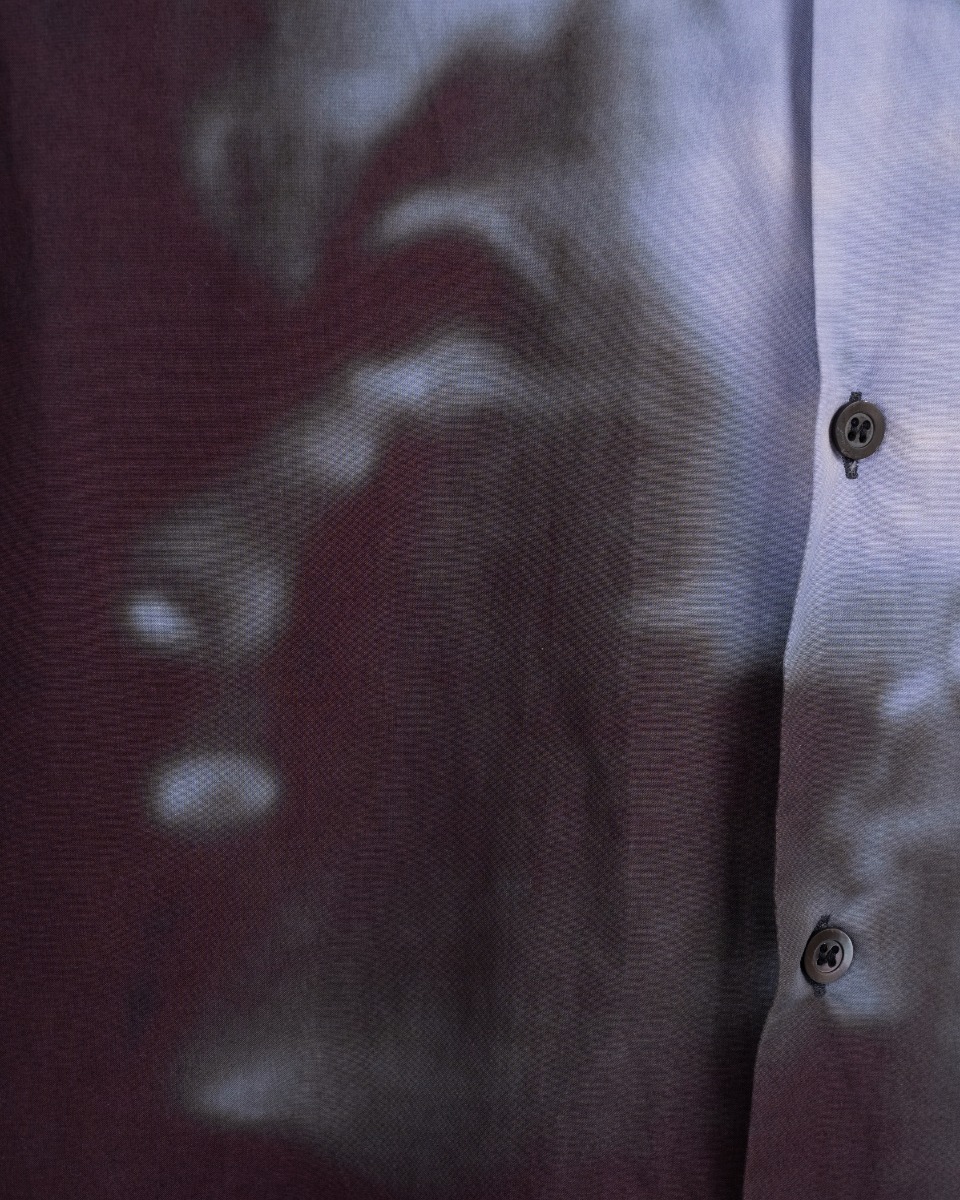 Dries Van Noten x Len Lye "Rainbow Dance" purple shirt thumbnail