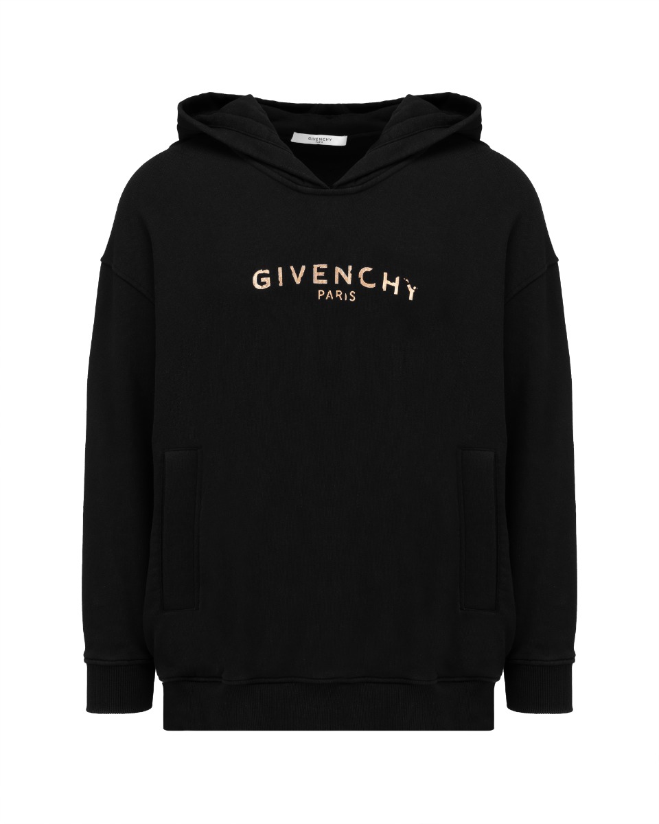 Givenchy metallic logo hoodie thumbnail