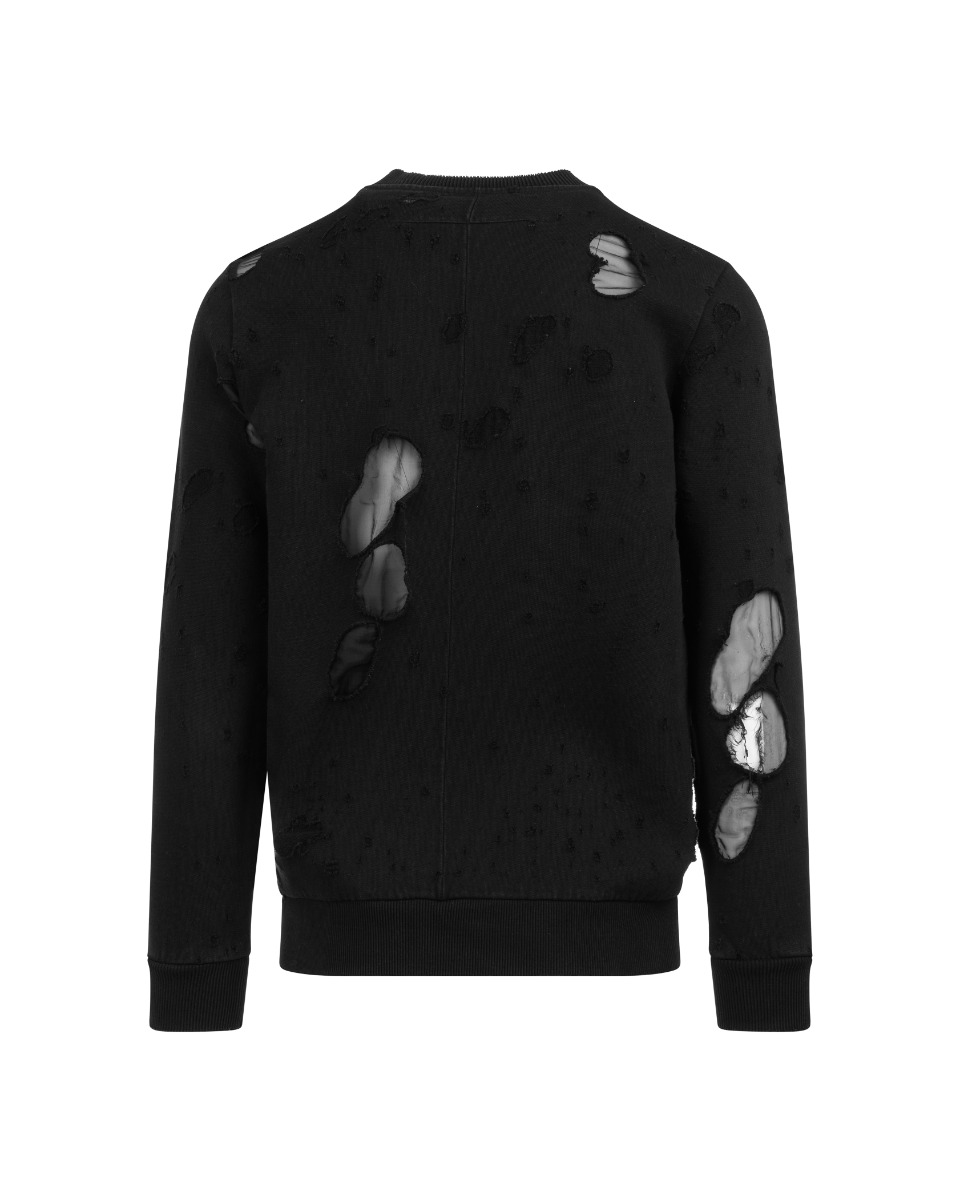 Givenchy Paris ultimate distressed crewneck  thumbnail