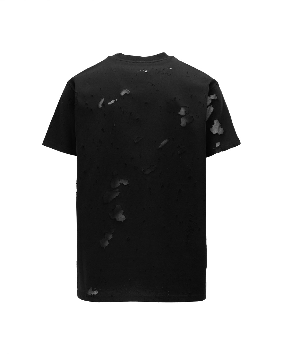 Givenchy Ultimate Distressed oversized black t-shirt thumbnail