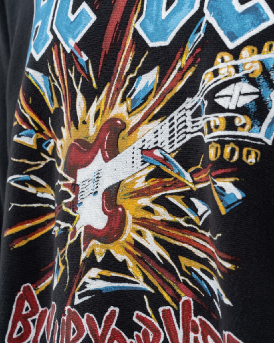 Gucci AC/DC "Blow Up Your Video" black crewneck sweatshirt thumbnail