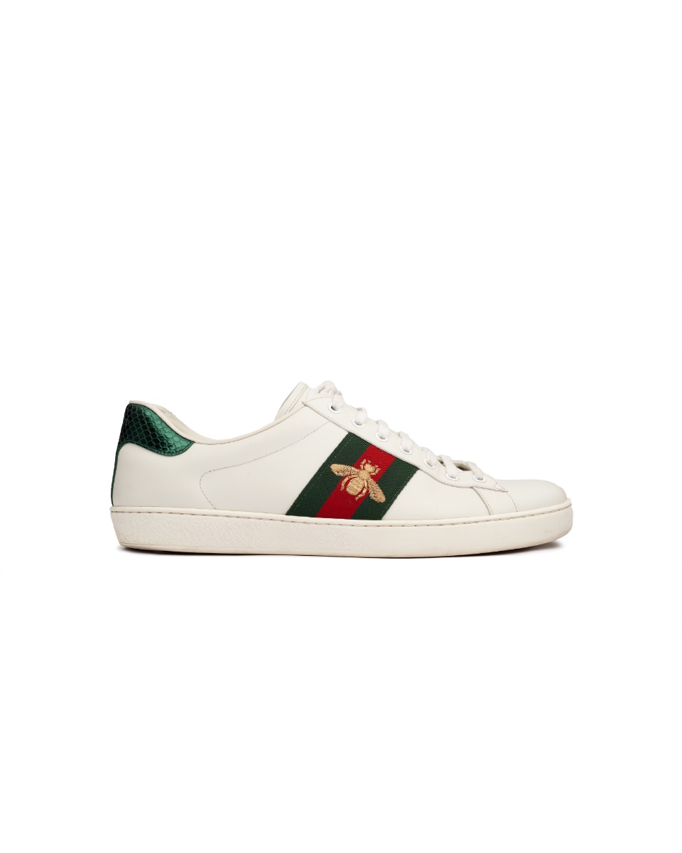 Gucci Ace bee embroidery sneakers thumbnail