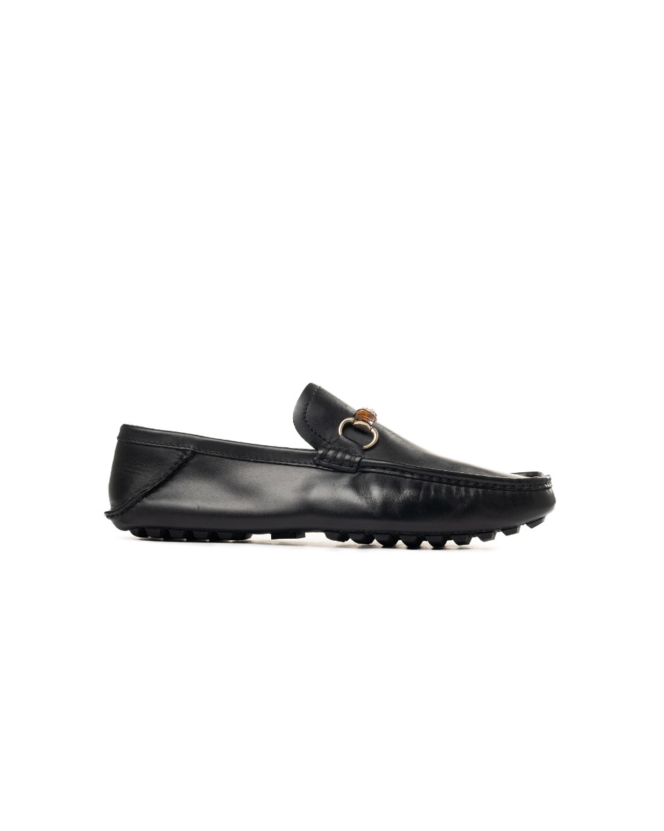 Gucci Bamboo Horsebit black leather shoes thumbnail