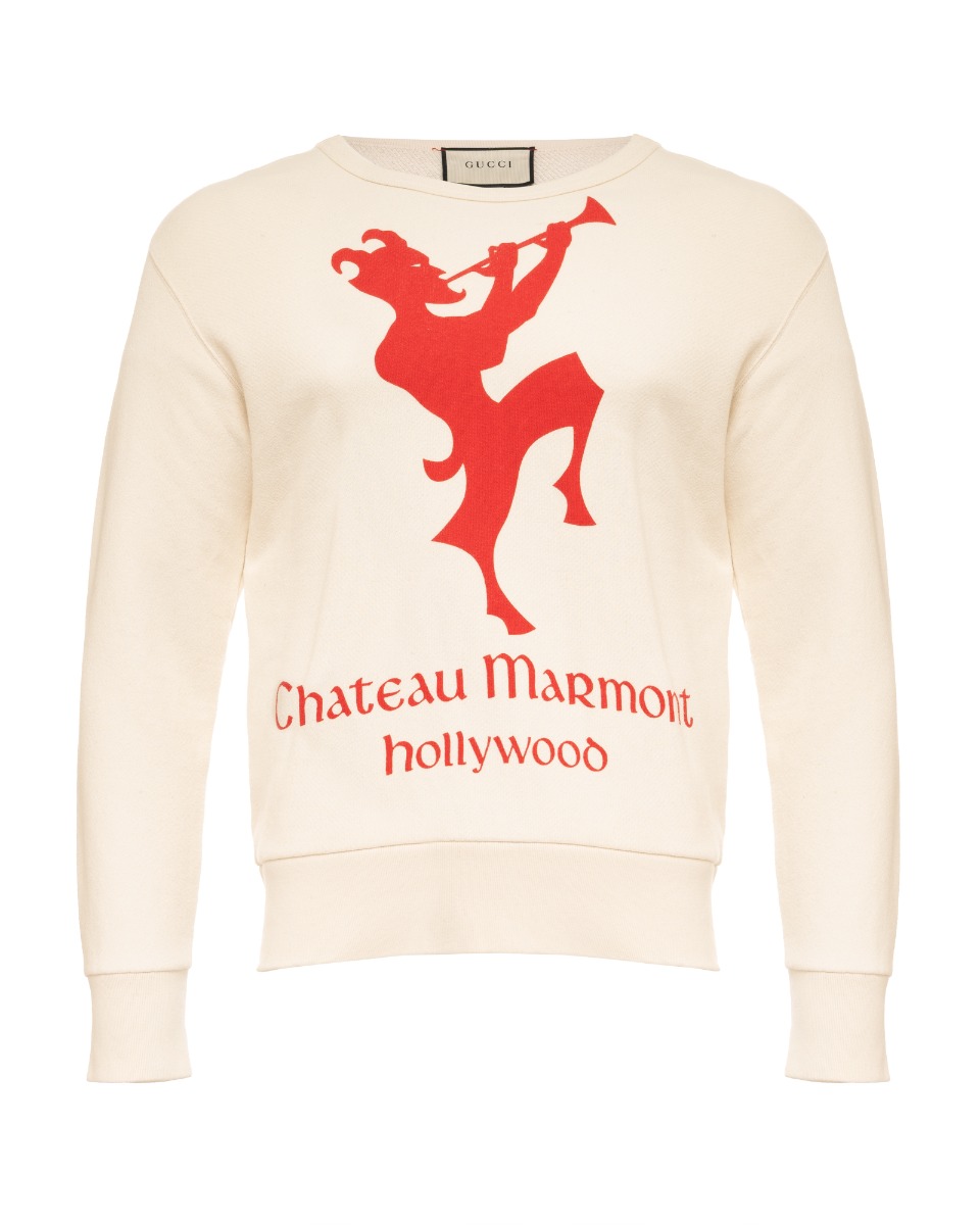 Gucci Chateau Marmont Hollywood Hotel Faun crewneck sweatshirt thumbnail