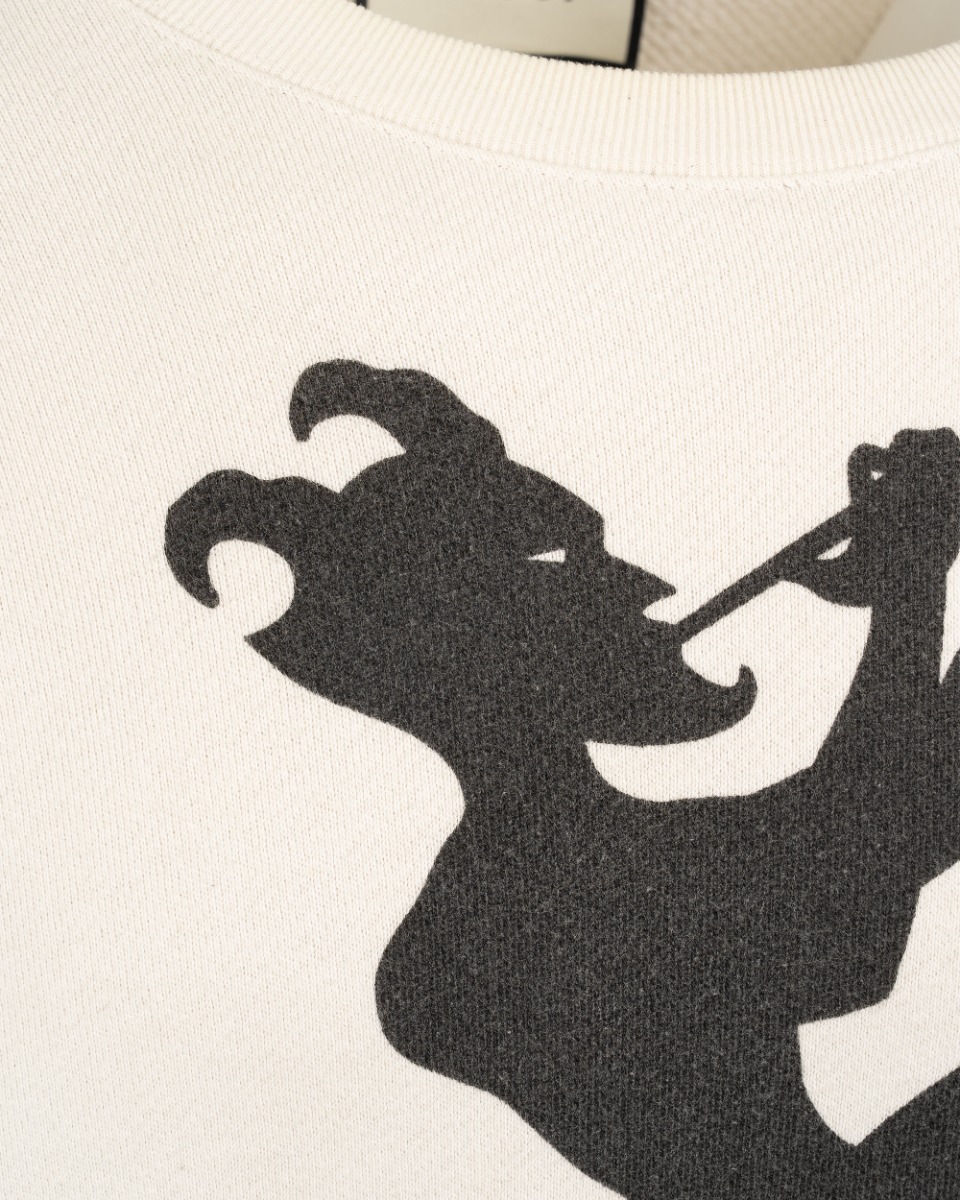 Gucci Chateau Marmont Hollywood Hotel Faun printed crewneck sweatshirt - S thumbnail