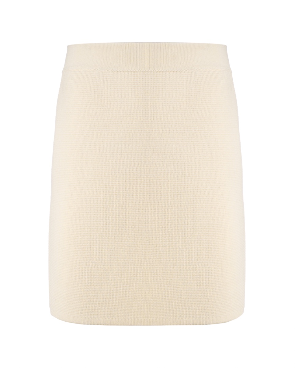 Gucci cream white knitted pencil skirt thumbnail