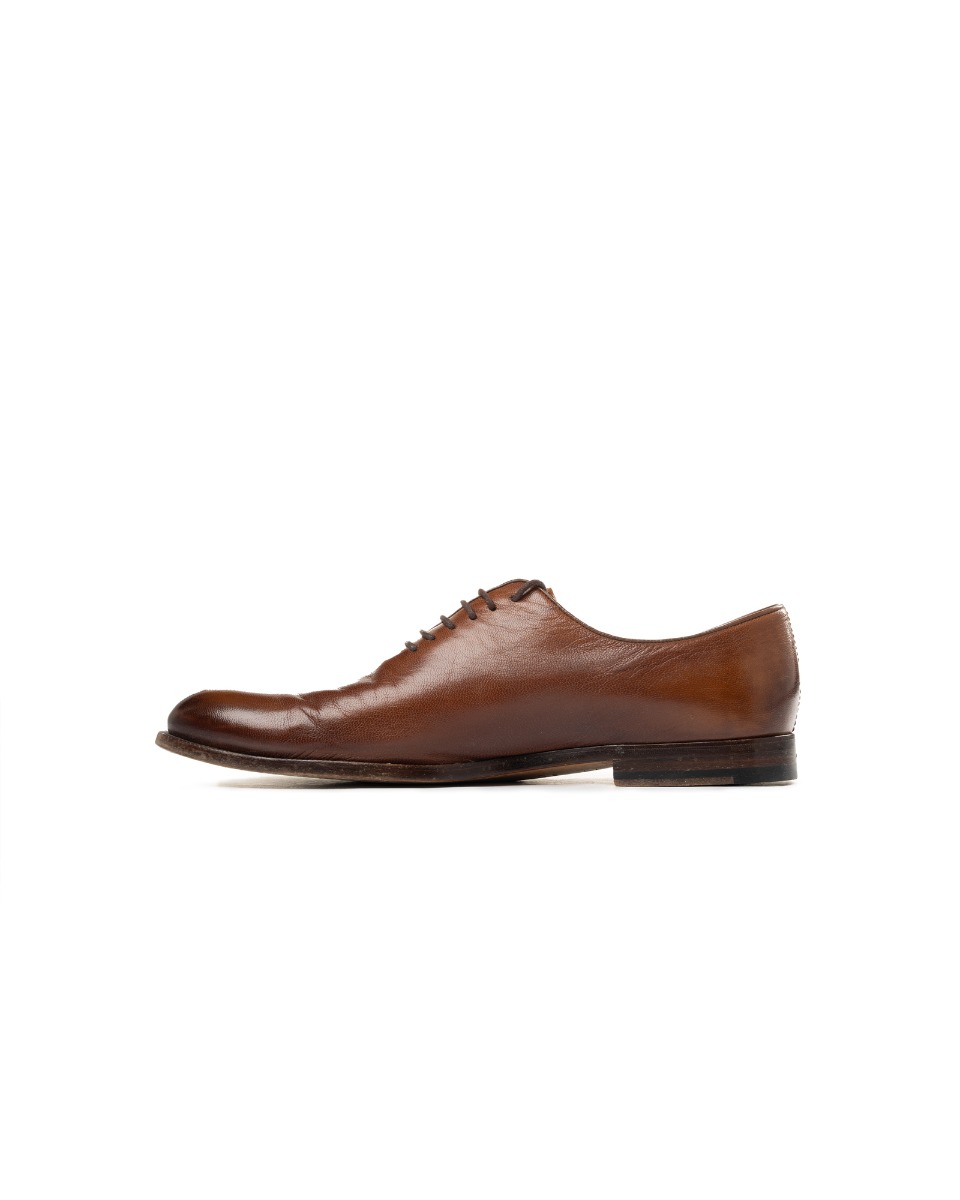 Gucci Oxford brown leather lace-up derby thumbnail