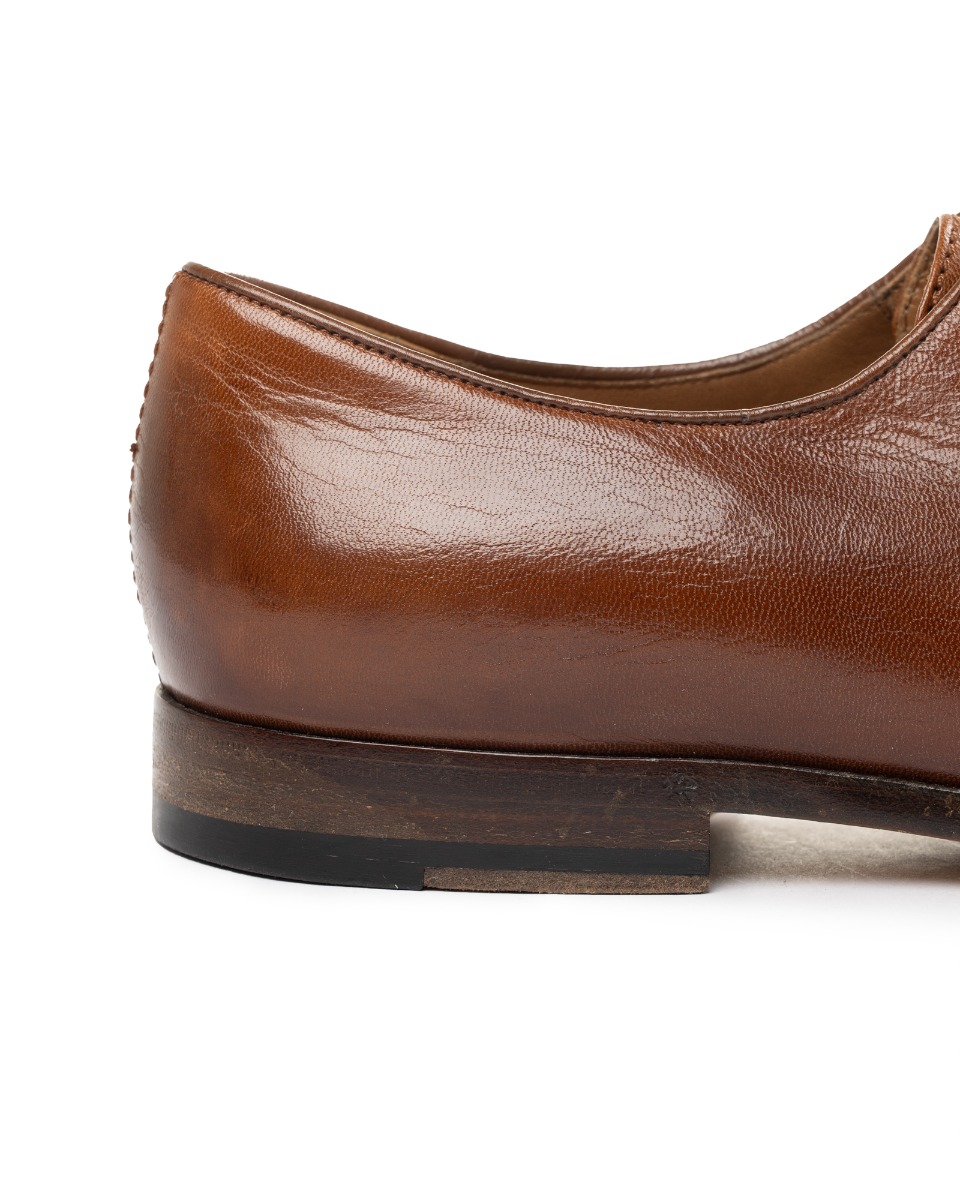 Gucci Oxford brown leather lace-up derby thumbnail