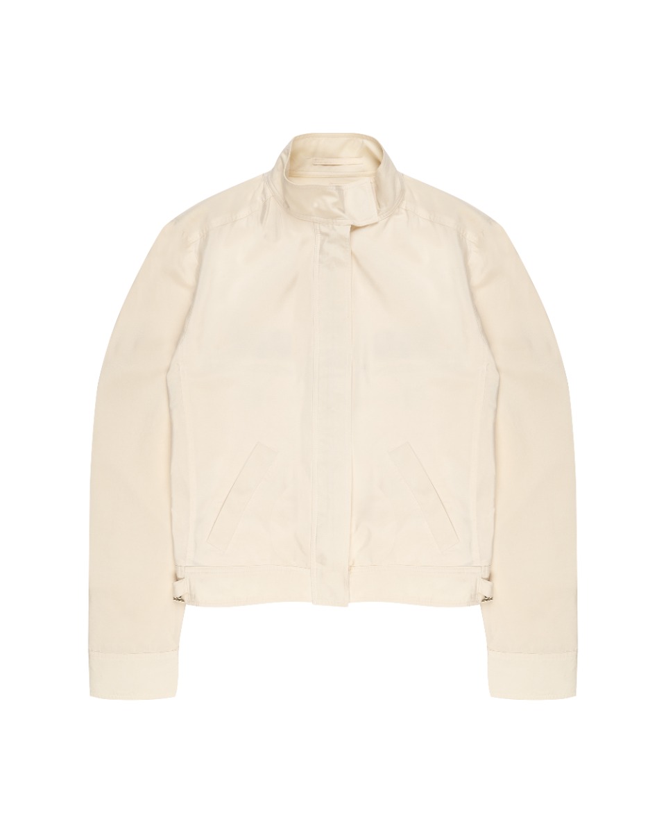 Gucci quilted silk biker jacket thumbnail