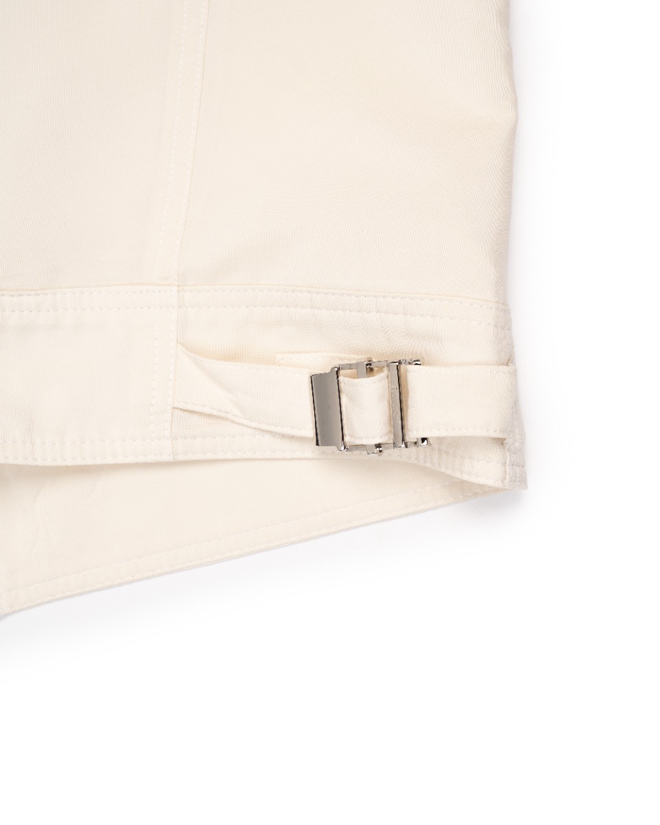 Gucci quilted silk biker jacket thumbnail