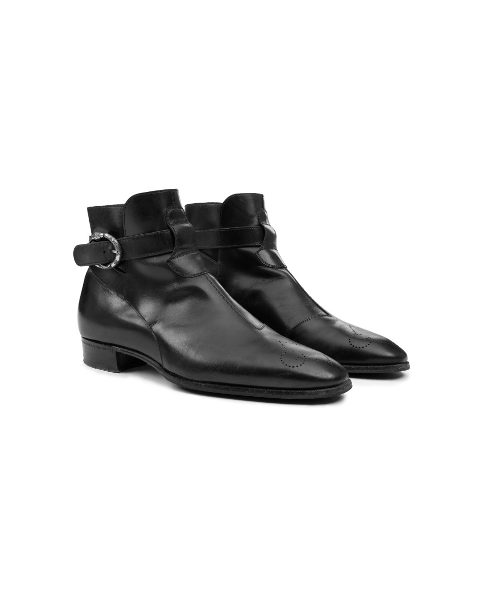 Gucci Kingsnake buckle ankle boots thumbnail