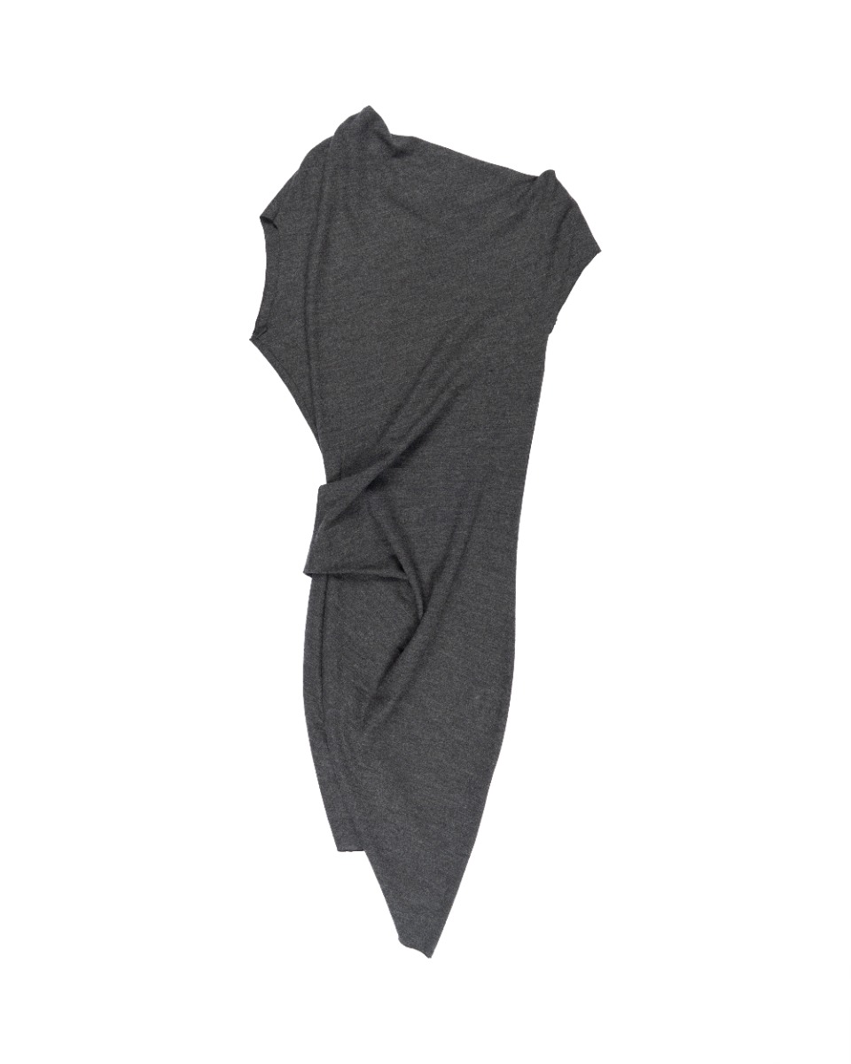 Helmut Lang Cowl neck asymmetrical dress thumbnail
