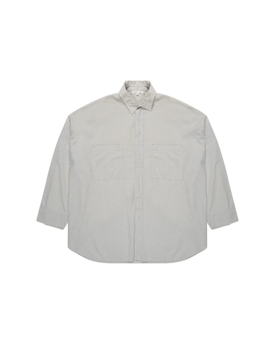 Helmut Lang oversized pull-over button-up shirt thumbnail