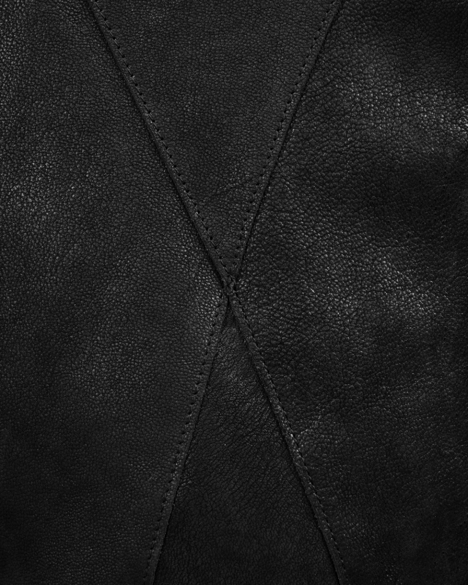 Helmut Lang rabbit fur/lamb leather hooded jacket thumbnail