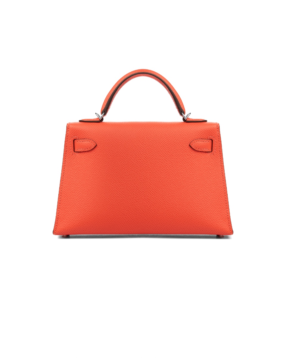 Hermes Kelly Sellier 20 Orange Poppy Epsom (palladium hardware) bag thumbnail