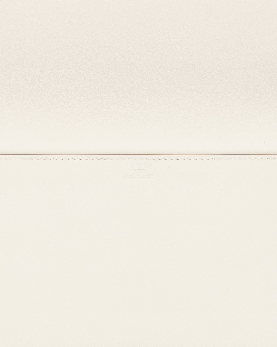 Hermes Birkin Shadow New White Swift clutch bag thumbnail