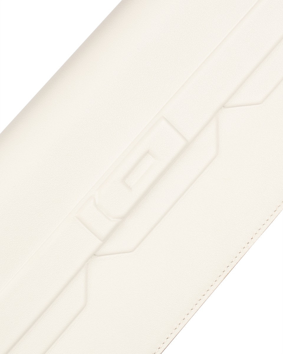 Hermes Birkin Shadow New White Swift clutch bag thumbnail