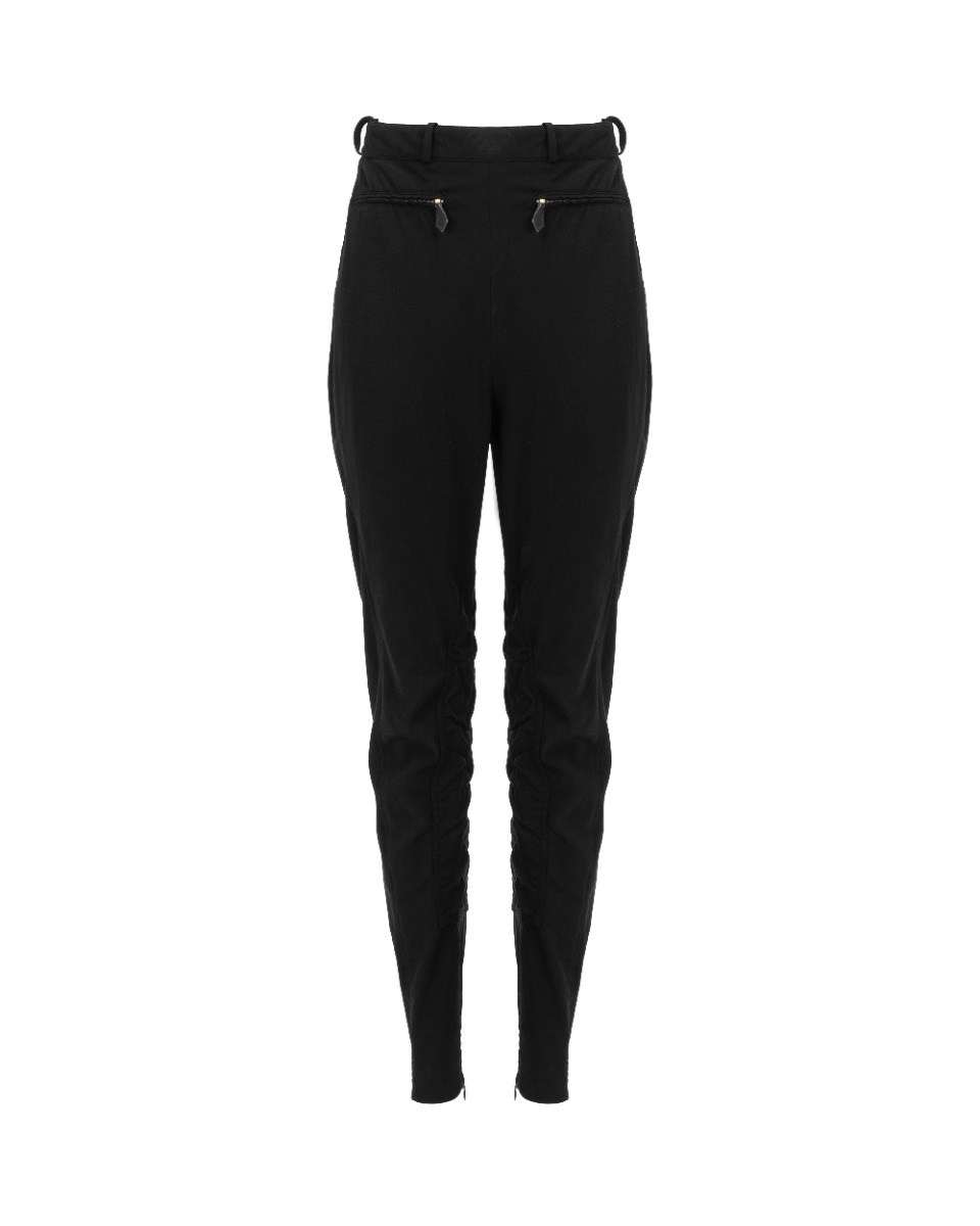 Hermes Breeches black riding woollen pants thumbnail