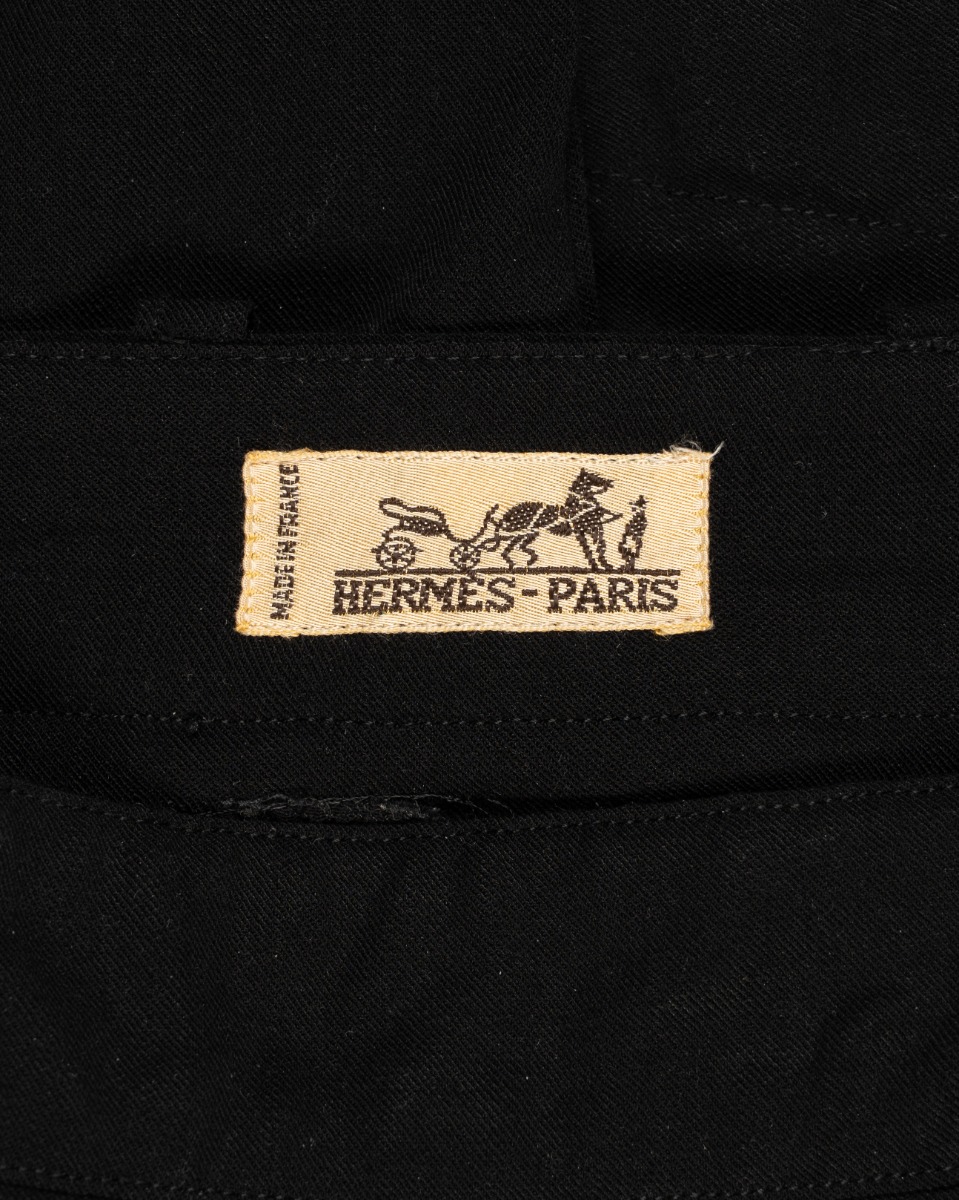 Hermes Breeches black riding woollen pants thumbnail