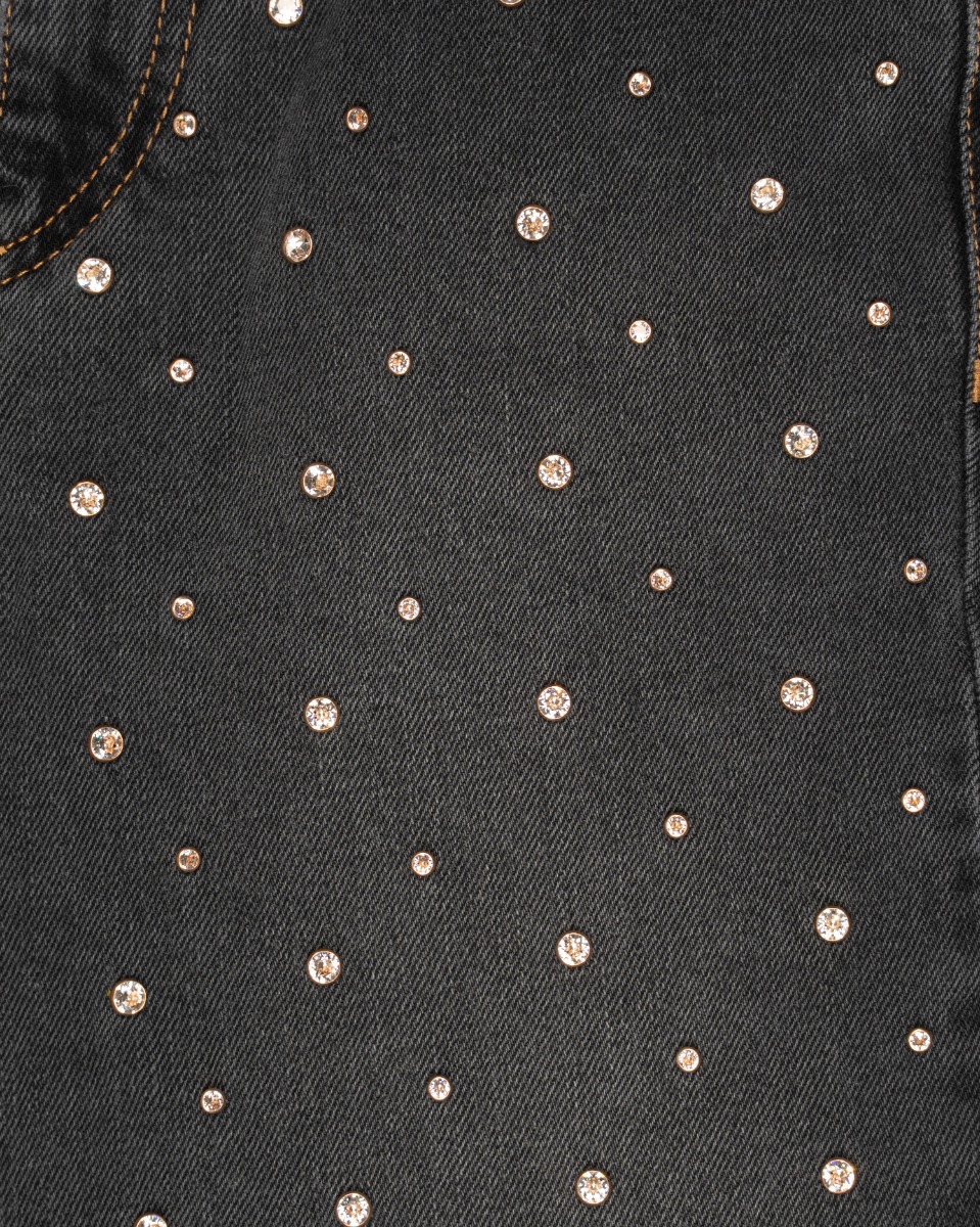 Isabel Marant Ulano Swarovski crystal-embellished denim pants thumbnail