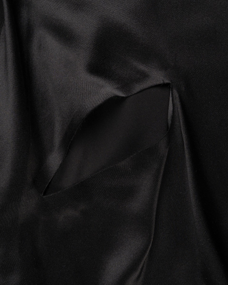 J.W. Anderson asymmetric bonded silk top thumbnail