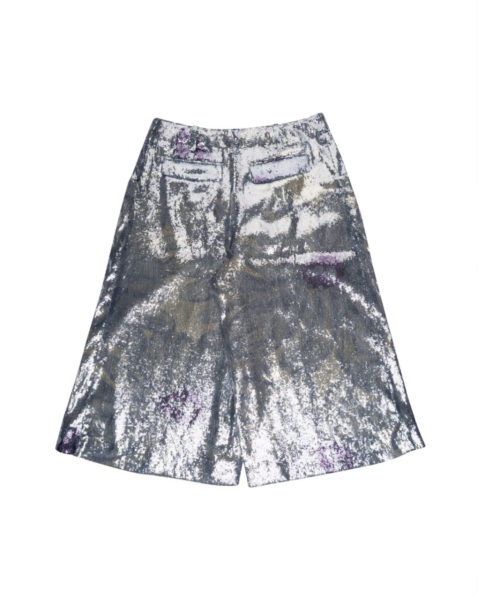 Jacquemus "Le Coup De Soleil" sequin-embellished culotte shorts thumbnail