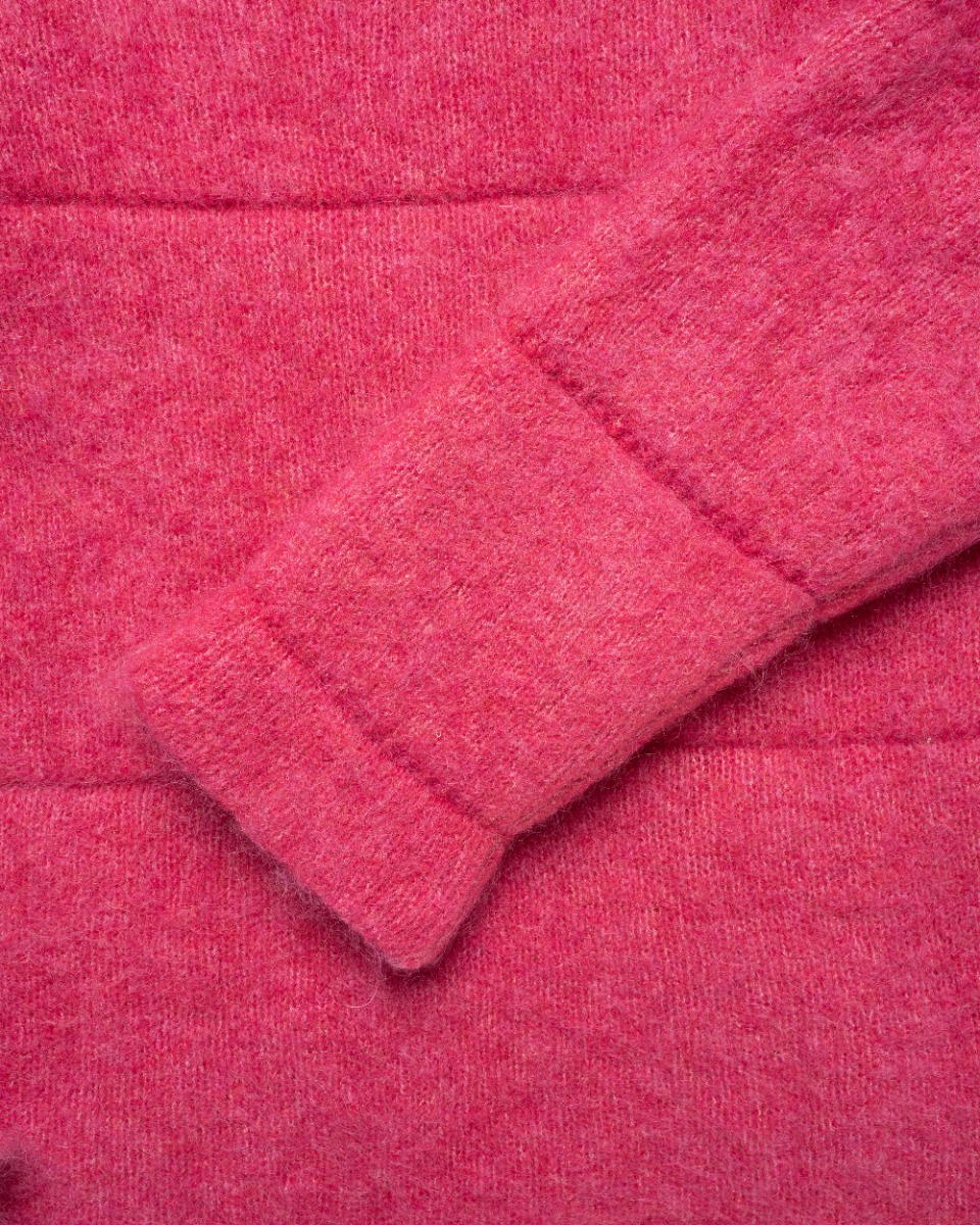 Jacquemus panelled oversized pink sweater thumbnail