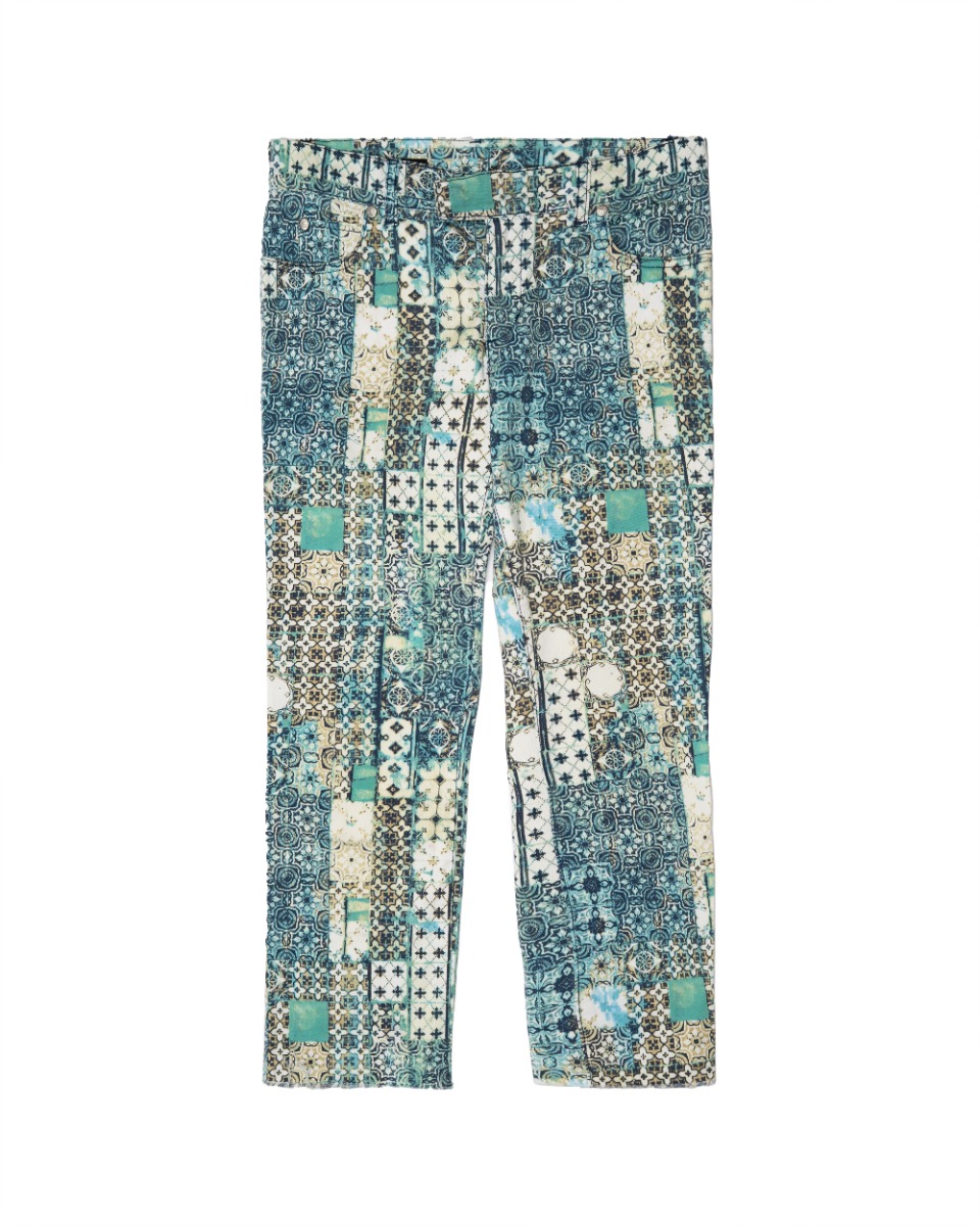 Jean Paul Gaultier printed jeans thumbnail