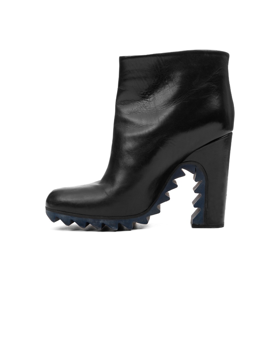 Jil Sander rubber sawtooth ankle boots thumbnail