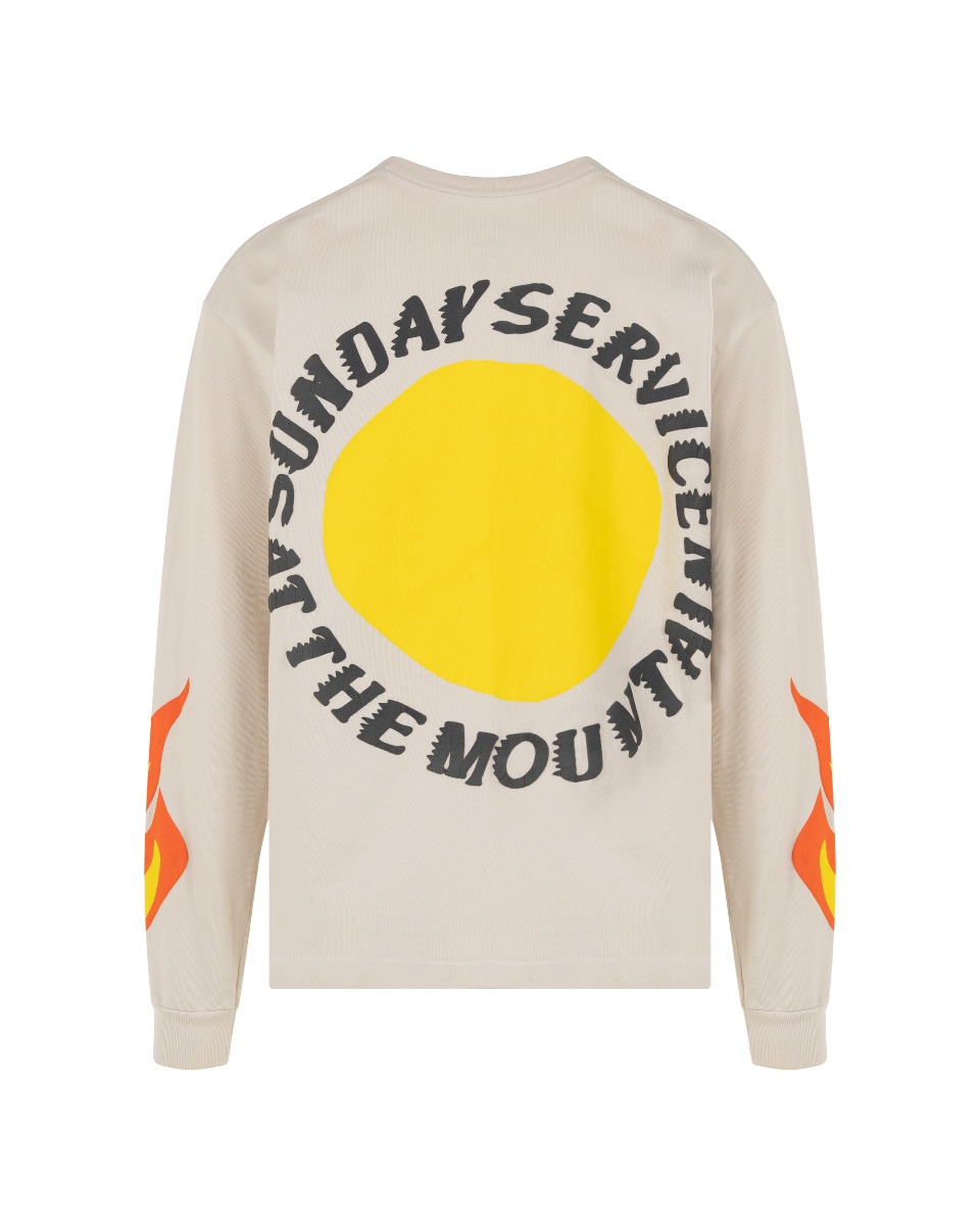 Kanye West Sunday Service "Holy Spirit" Choir Flame long sleeve t-shirt thumbnail
