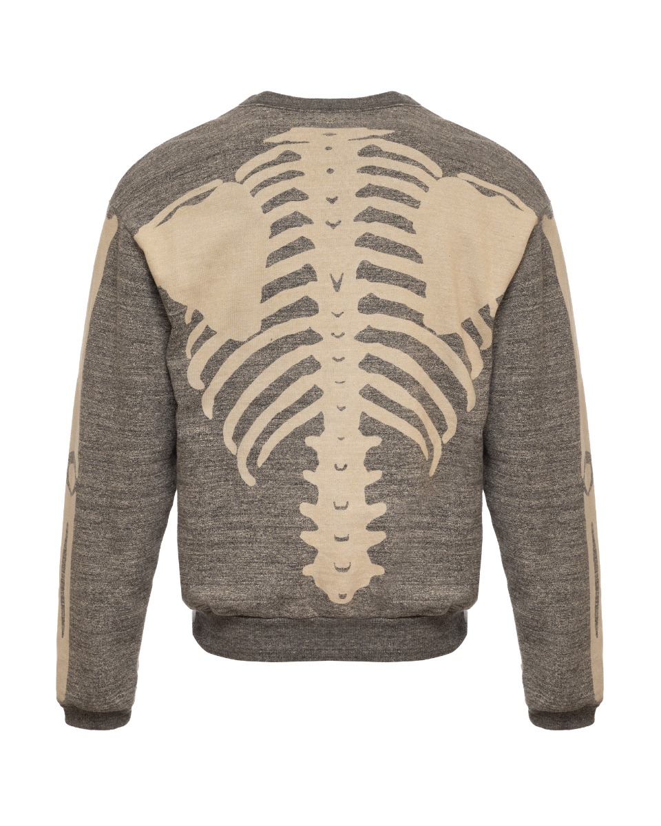 Kapital skeleton gandrelle fleece sweater  thumbnail