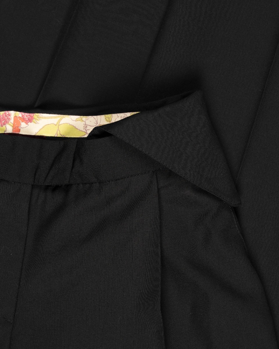 Kenzo button-up appliqué laine pants thumbnail