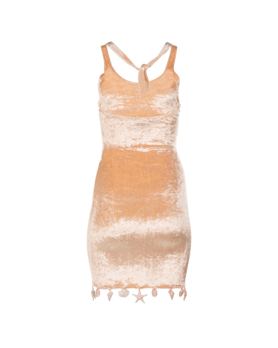 Loewe X Paula's Ibiza shell embellished rose dress thumbnail