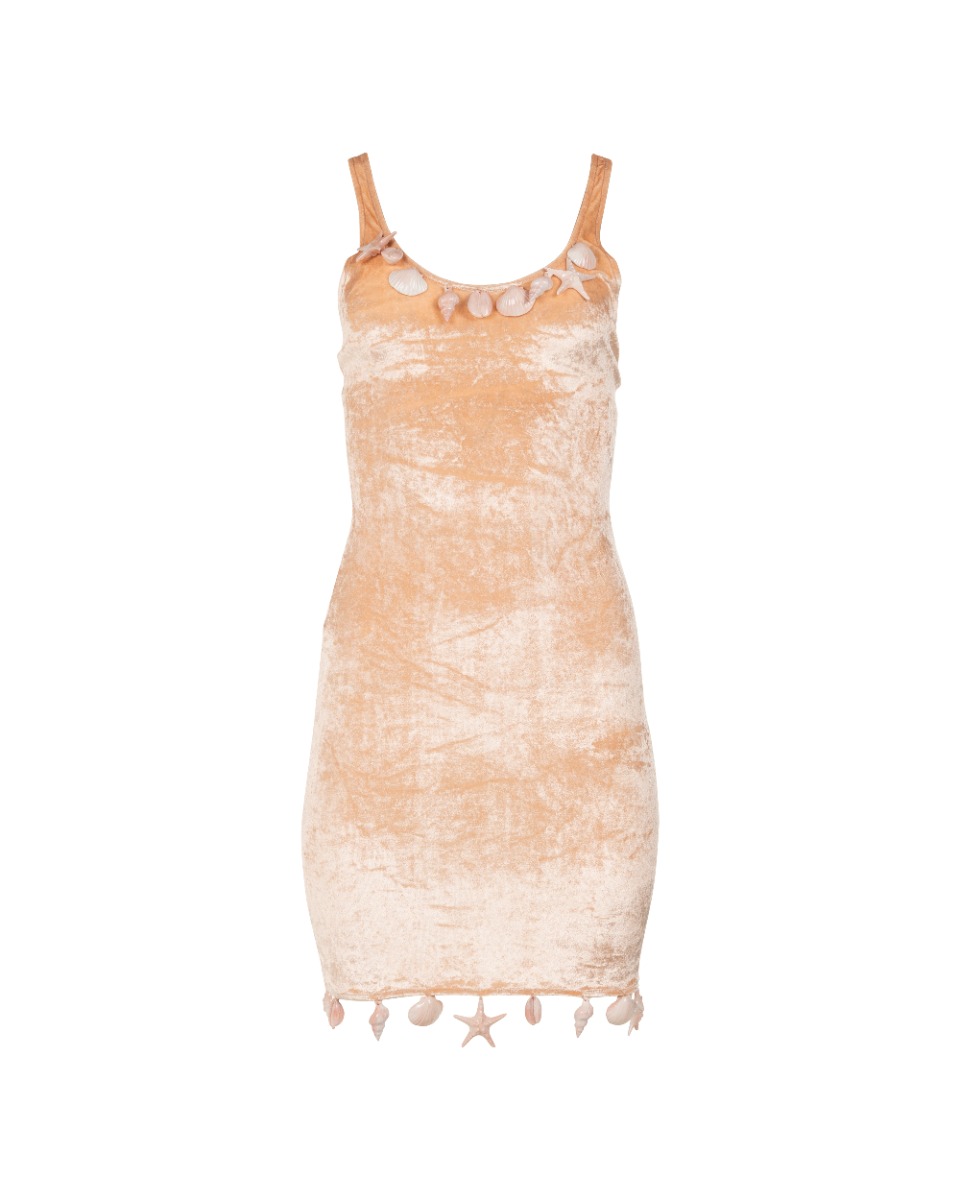 Loewe X Paula's Ibiza shell embellished rose dress thumbnail