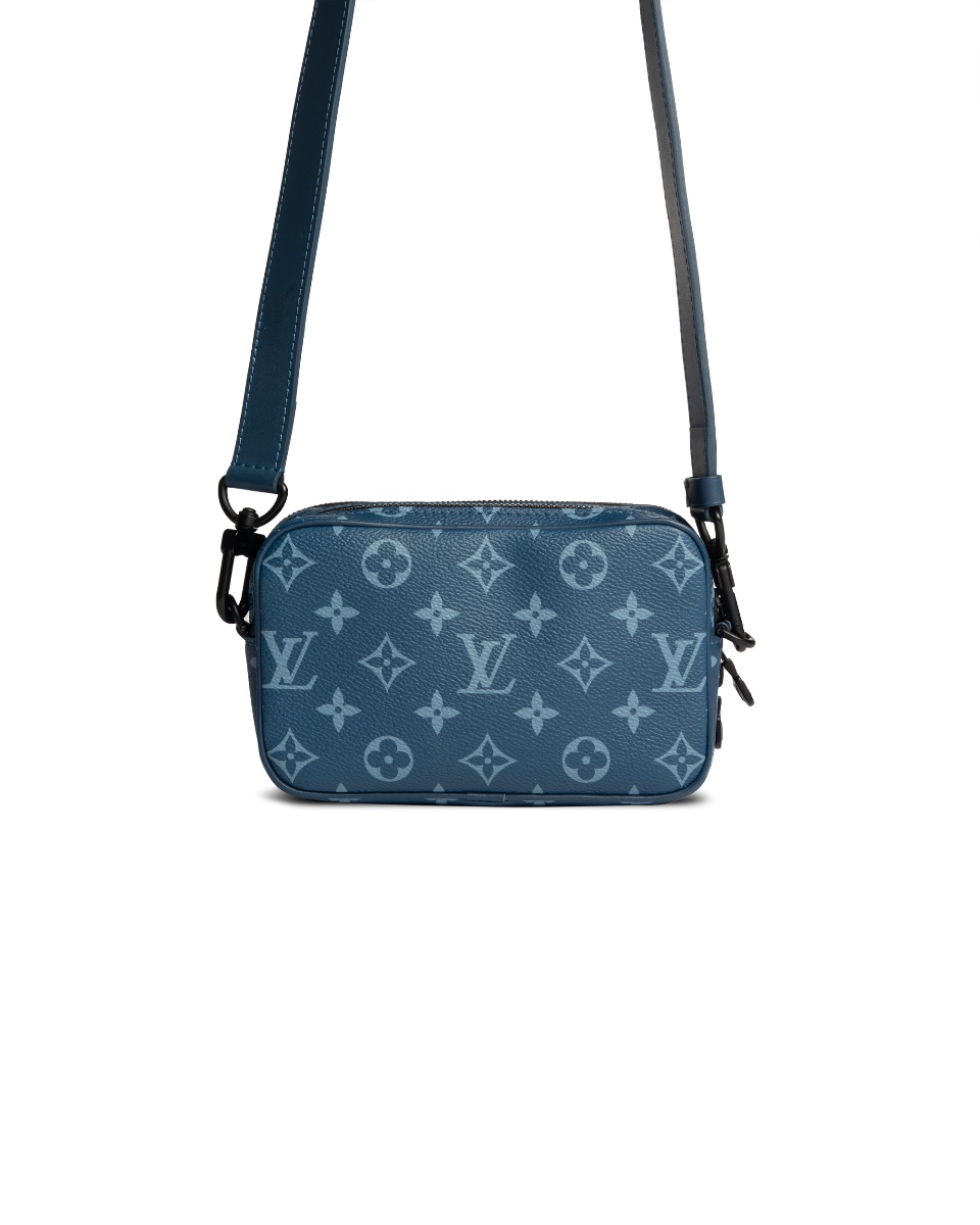 Louis Vuitton Alpha monogram nano blue shoulder bag thumbnail