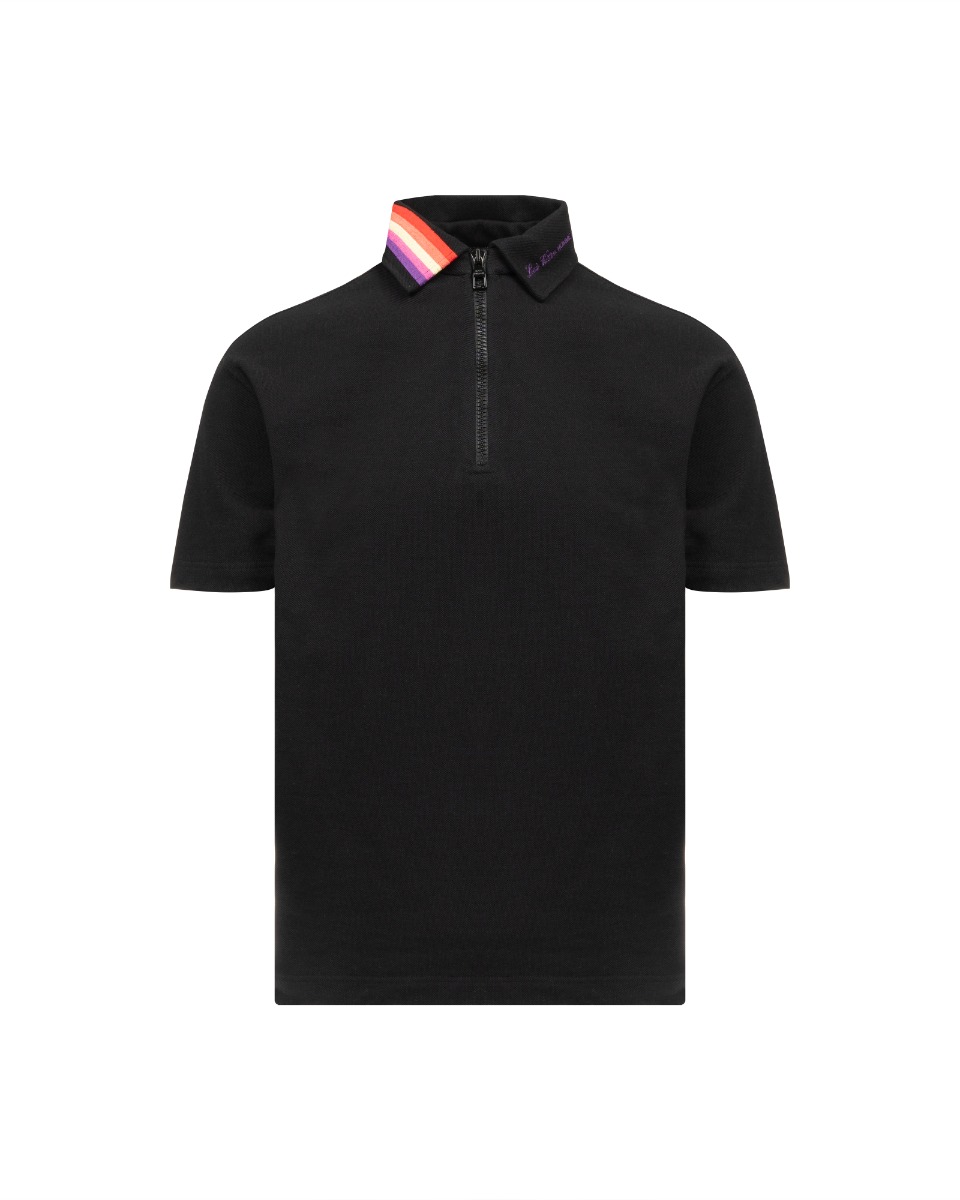 Louis Vuitton plain rainbow halfzip polo t-shirt thumbnail