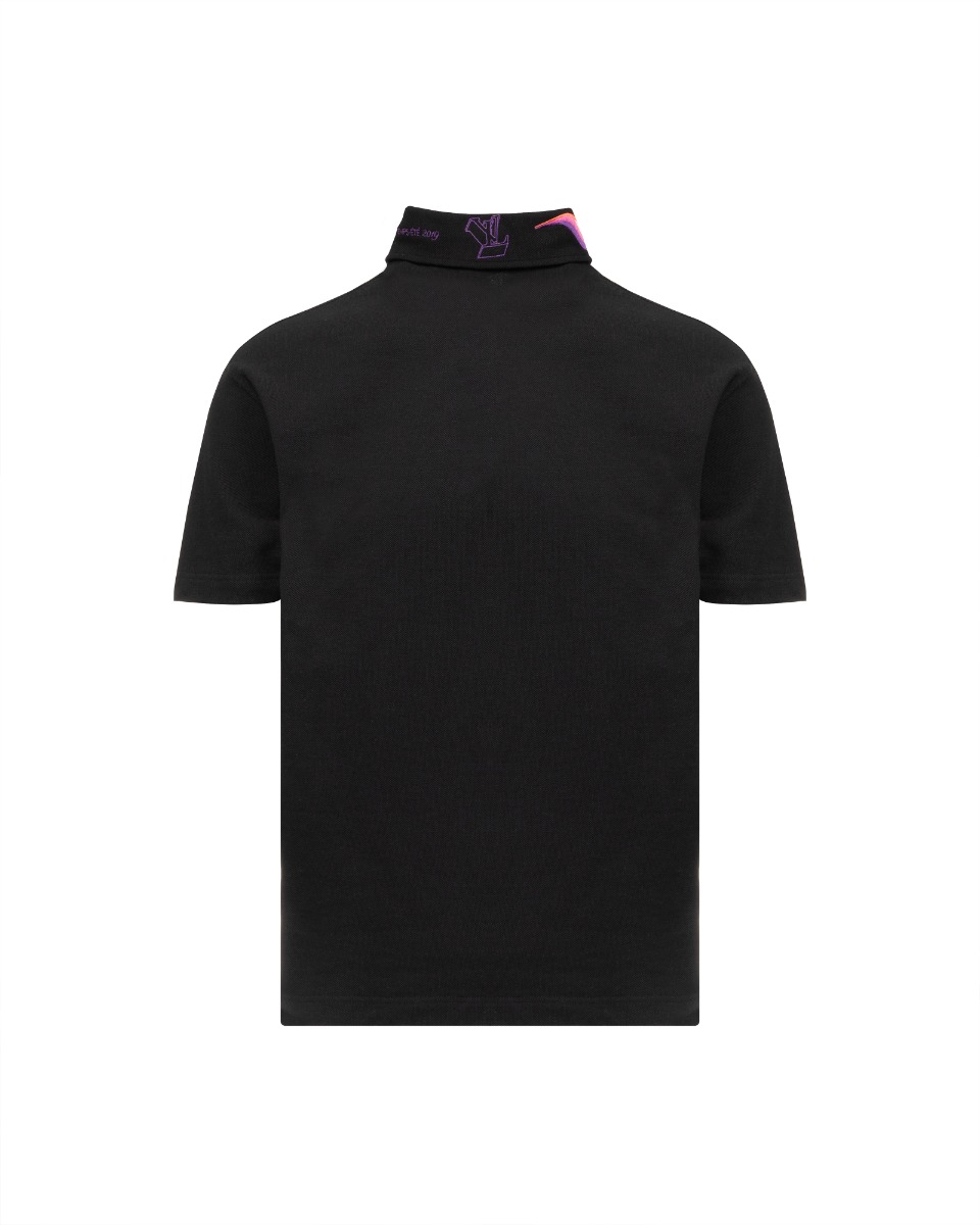 Louis Vuitton plain rainbow halfzip polo t-shirt thumbnail