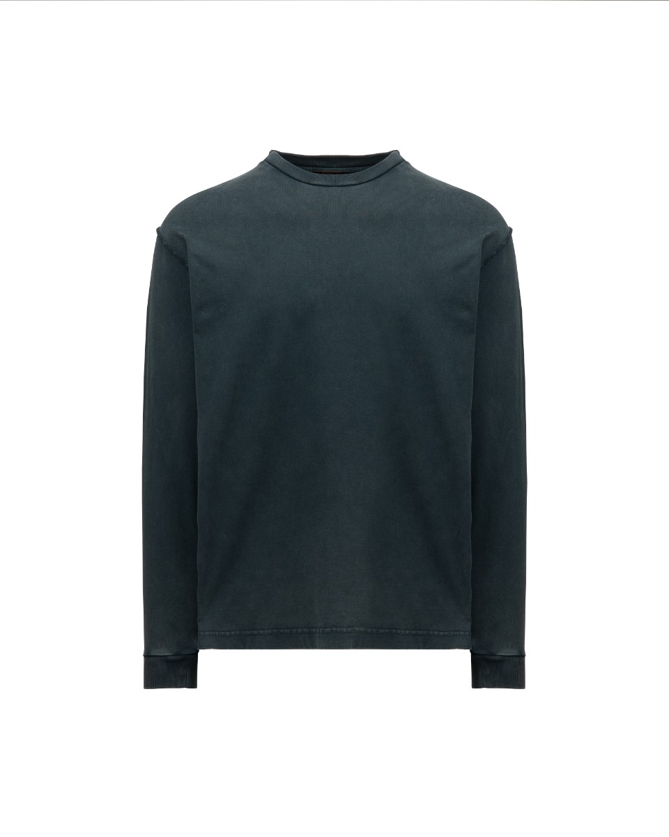 Louis Vuitton reverse-side navy long sleeve t-shirt thumbnail