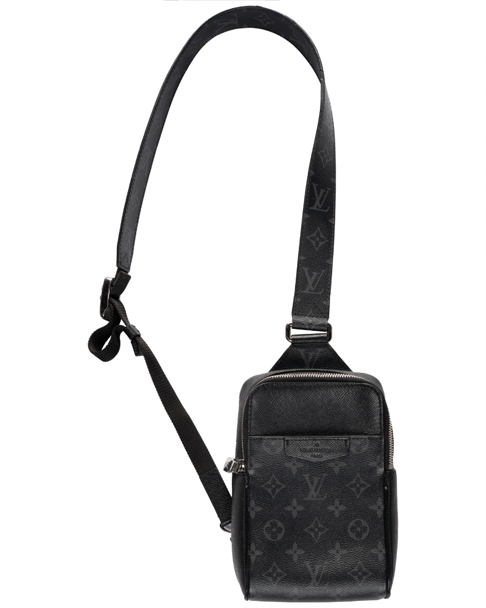 Louis Vuitton Taigarama monogram black sling bag thumbnail