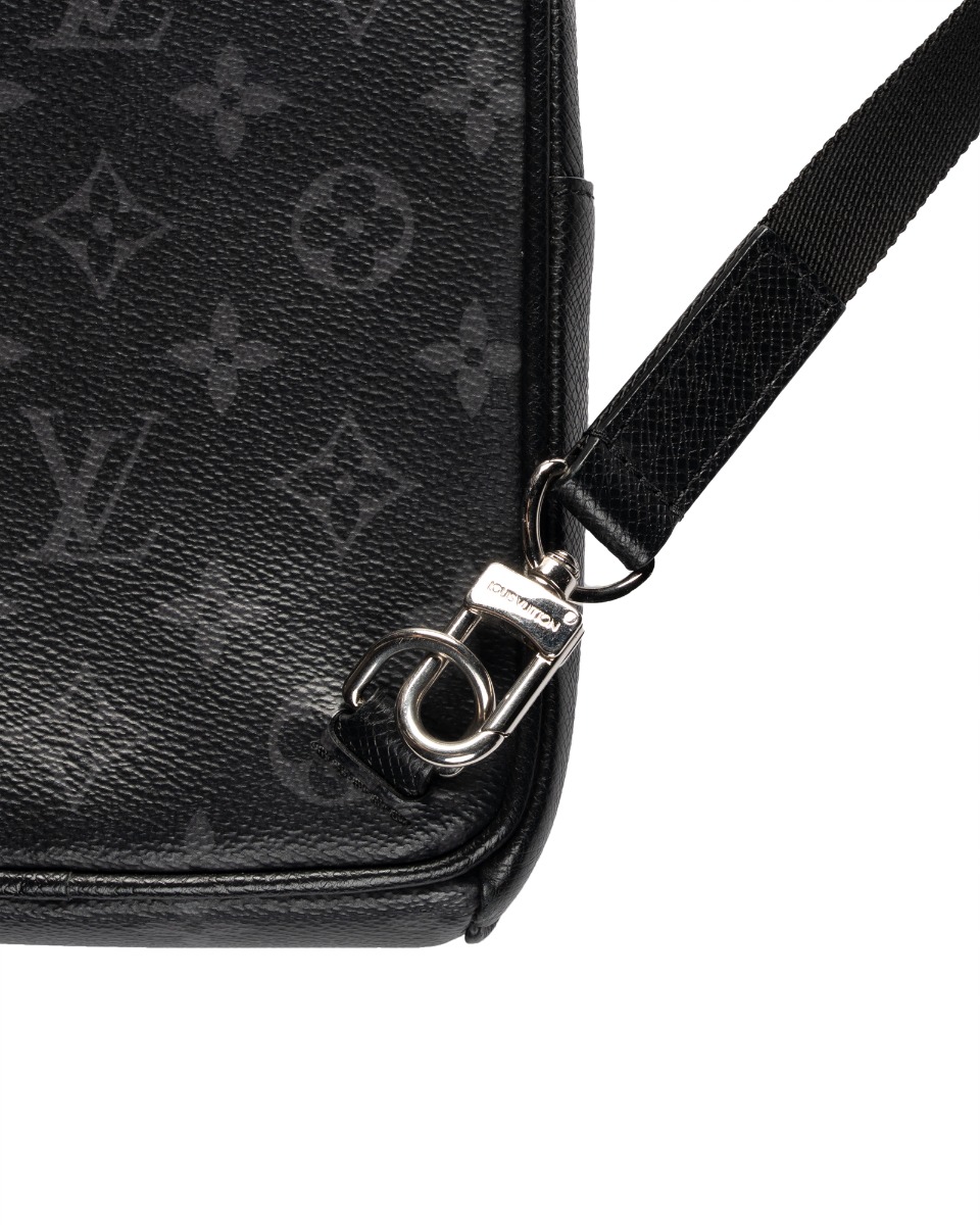 Louis Vuitton Taigarama monogram black sling bag thumbnail