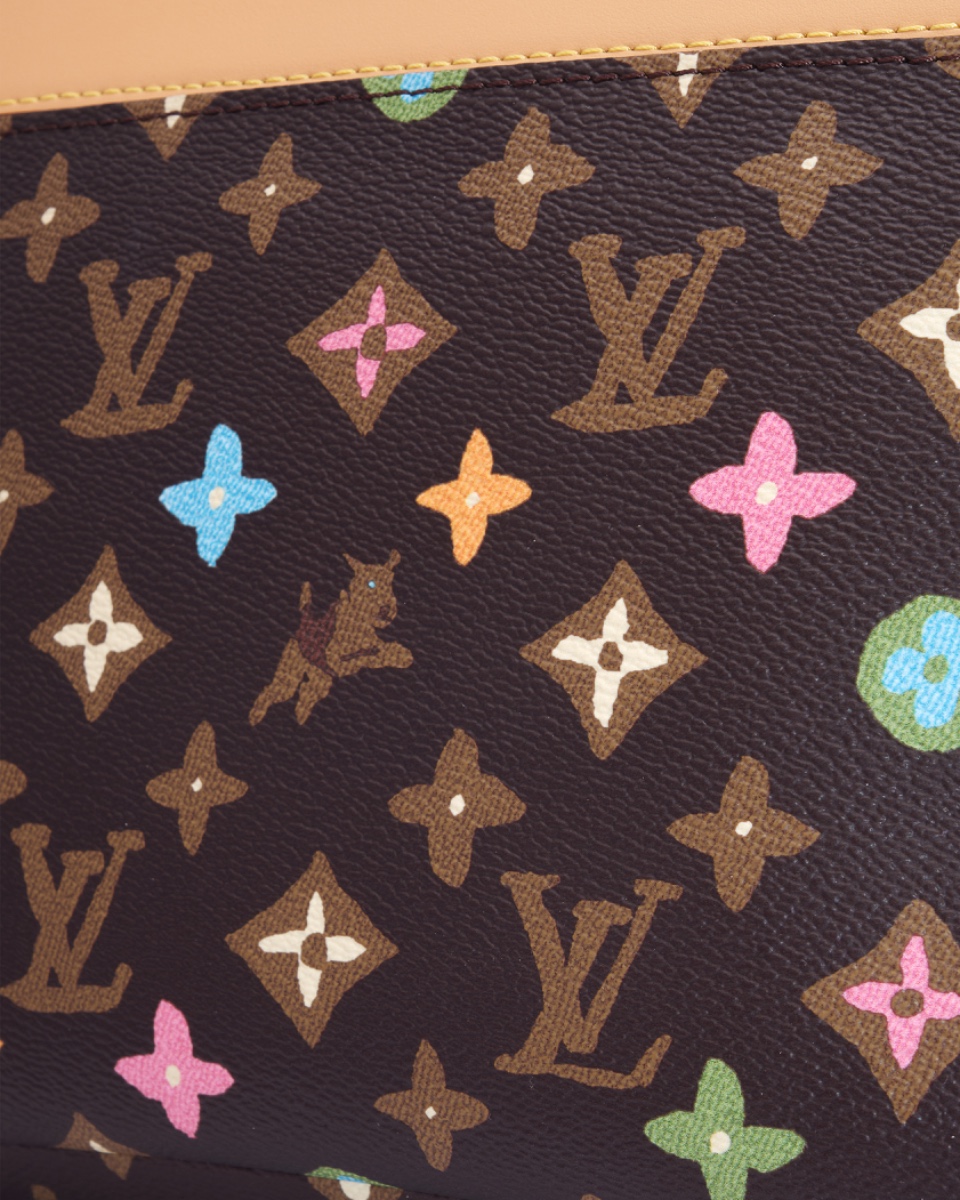 Louis Vuitton x Tyler, The Creator monogram Voyage Souple pochette bag thumbnail