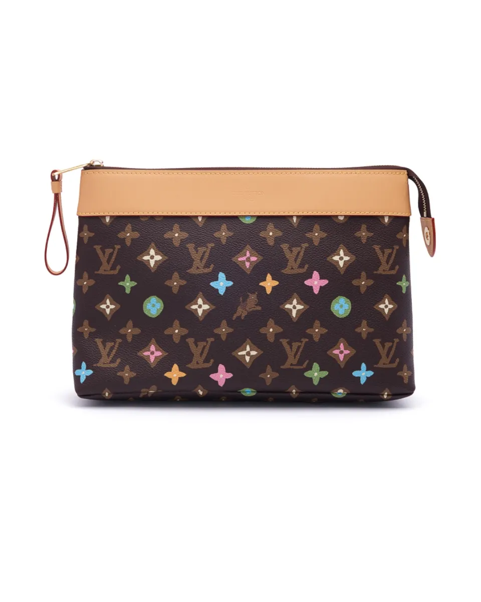 Louis Vuitton x Tyler, The Creator monogram Voyage Souple pochette bag thumbnail