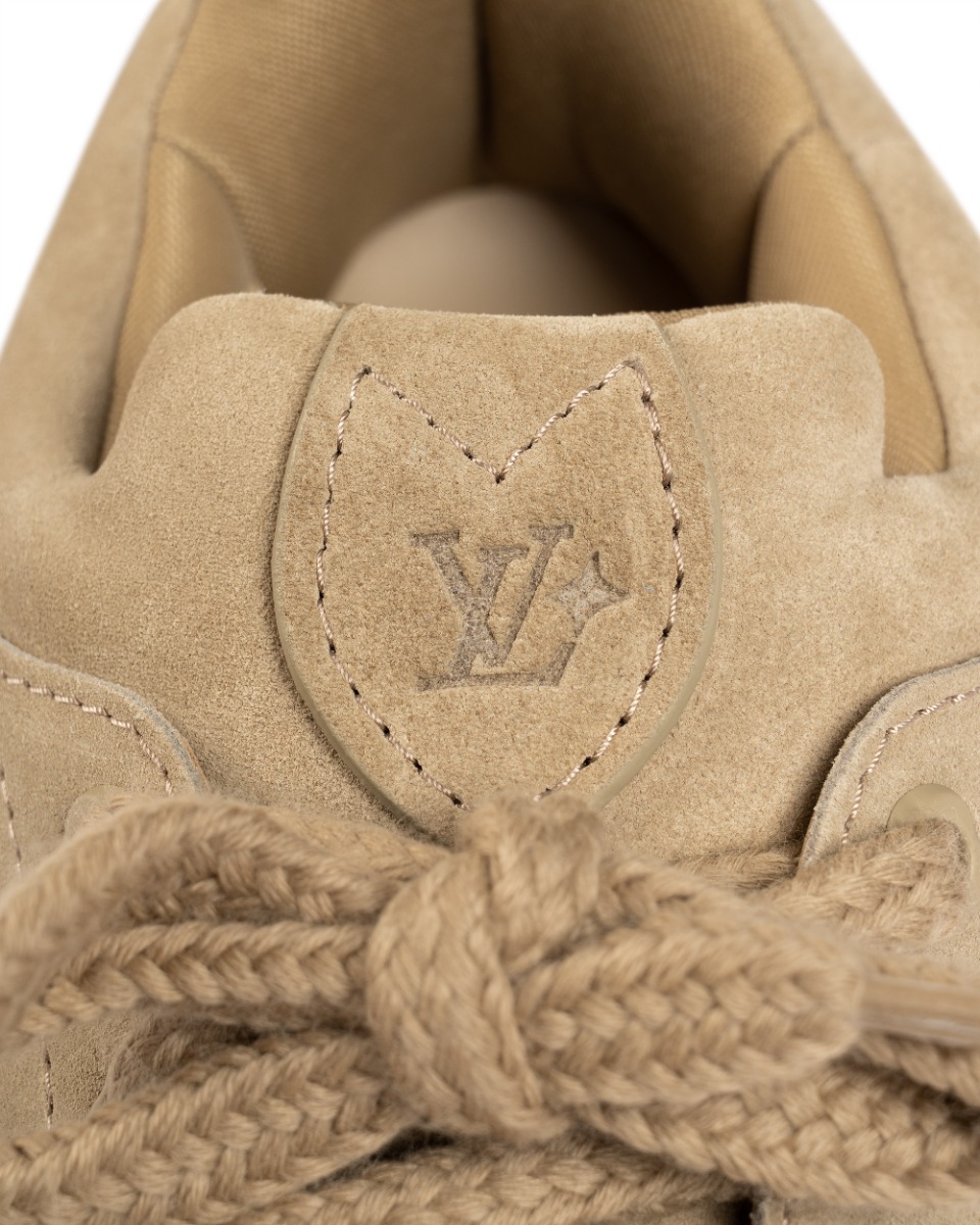 Louis Vuitton Yeti lace-up beige sneakers thumbnail