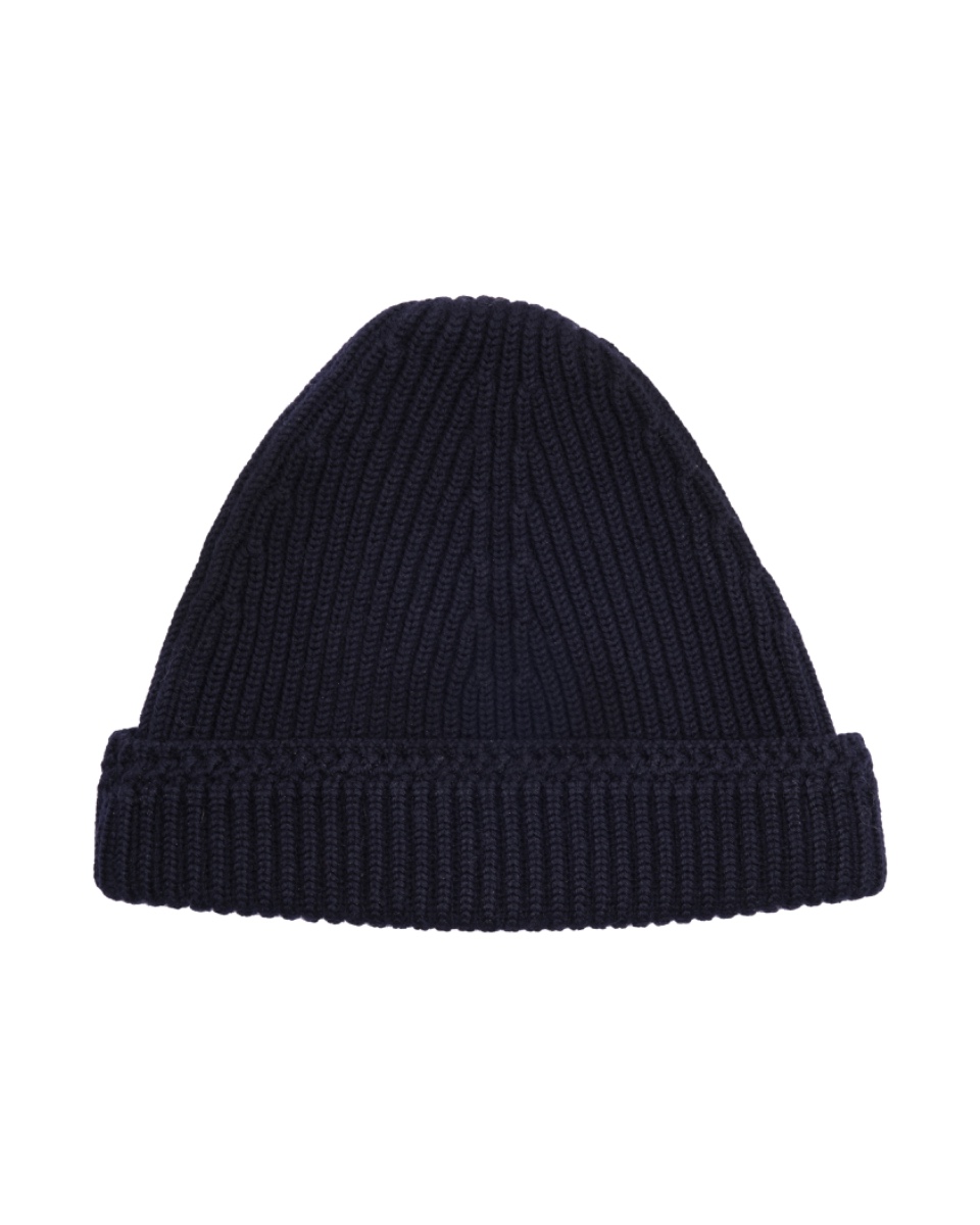 Maison Margiela 14 navy woolen beanie thumbnail