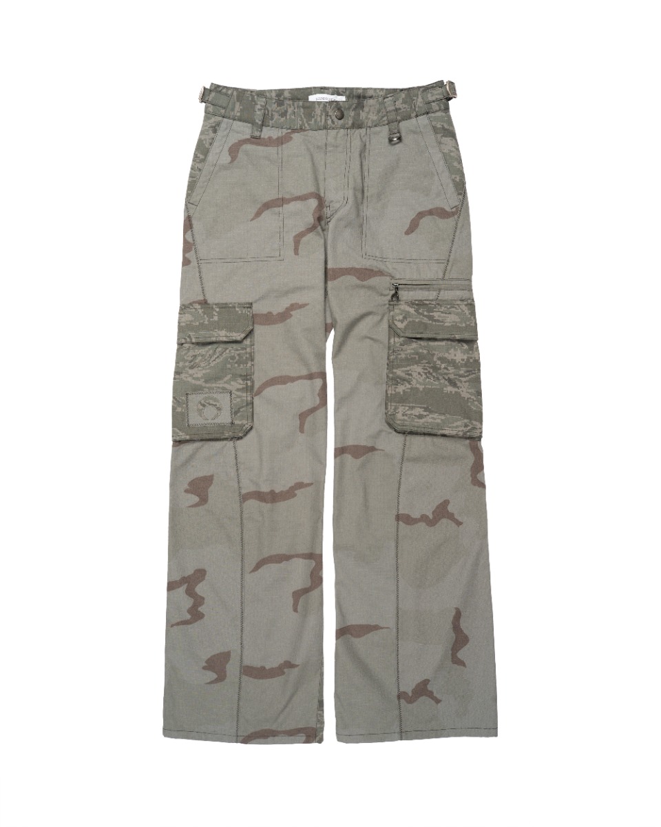 Marine Serre Regenerated camo cargo pants thumbnail